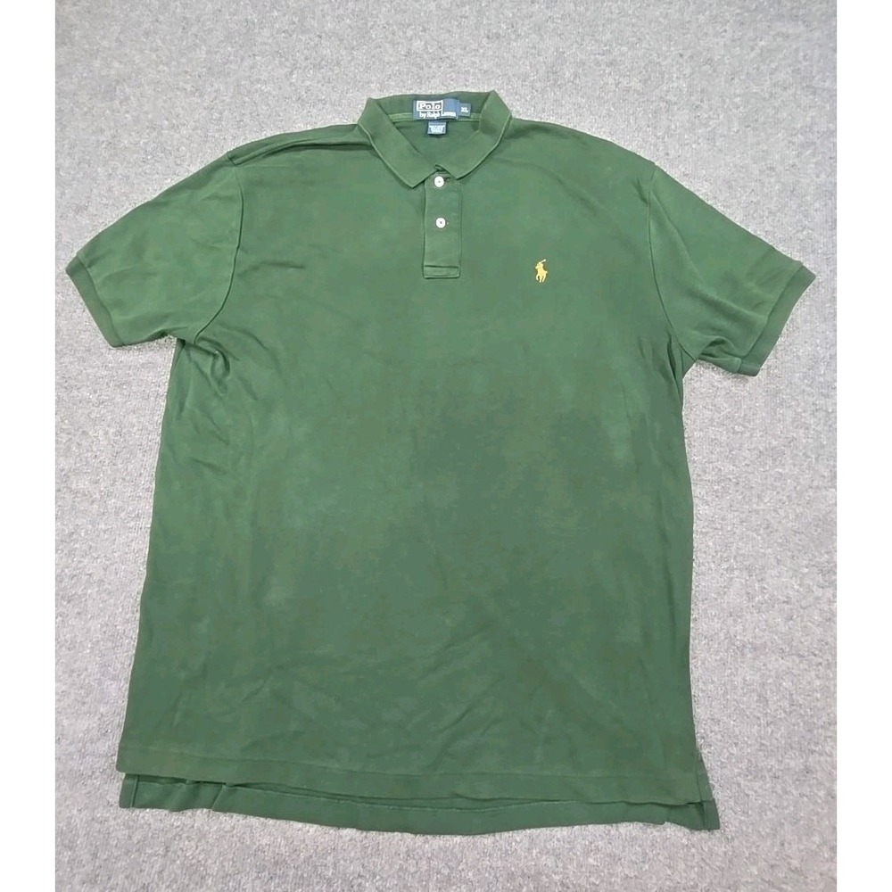 Polo By Ralph Lauren Mens XL Green Short Sleeve 100% Cotton